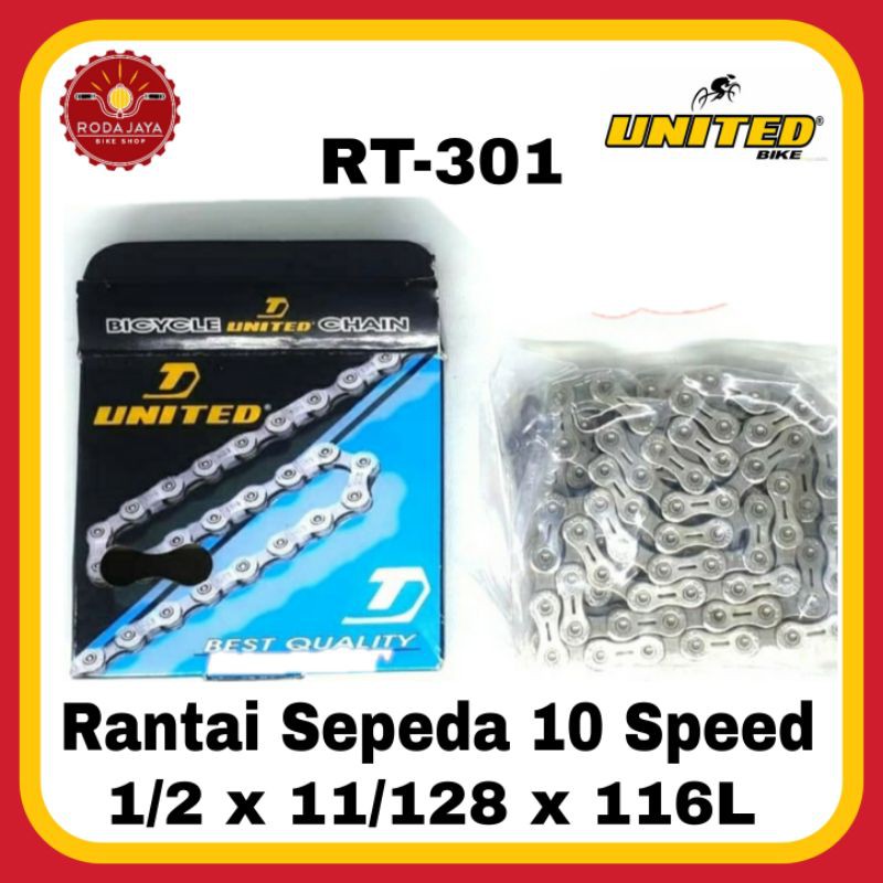 Rantai Sepeda 10 Speed UNITED