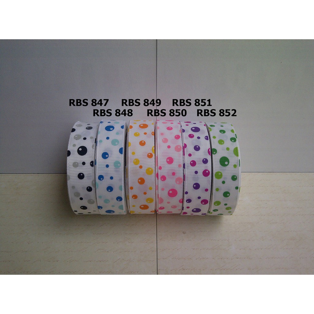 

[10 YARD] PITA GROSGRAIN MOTIF SALE RBS 847,848,849,850,851,852