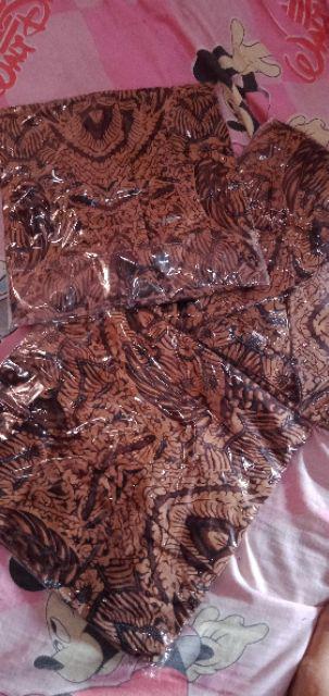 Batik Pria Lengan Panjang Motif Sogan Lawasan - Batik Pekalongan