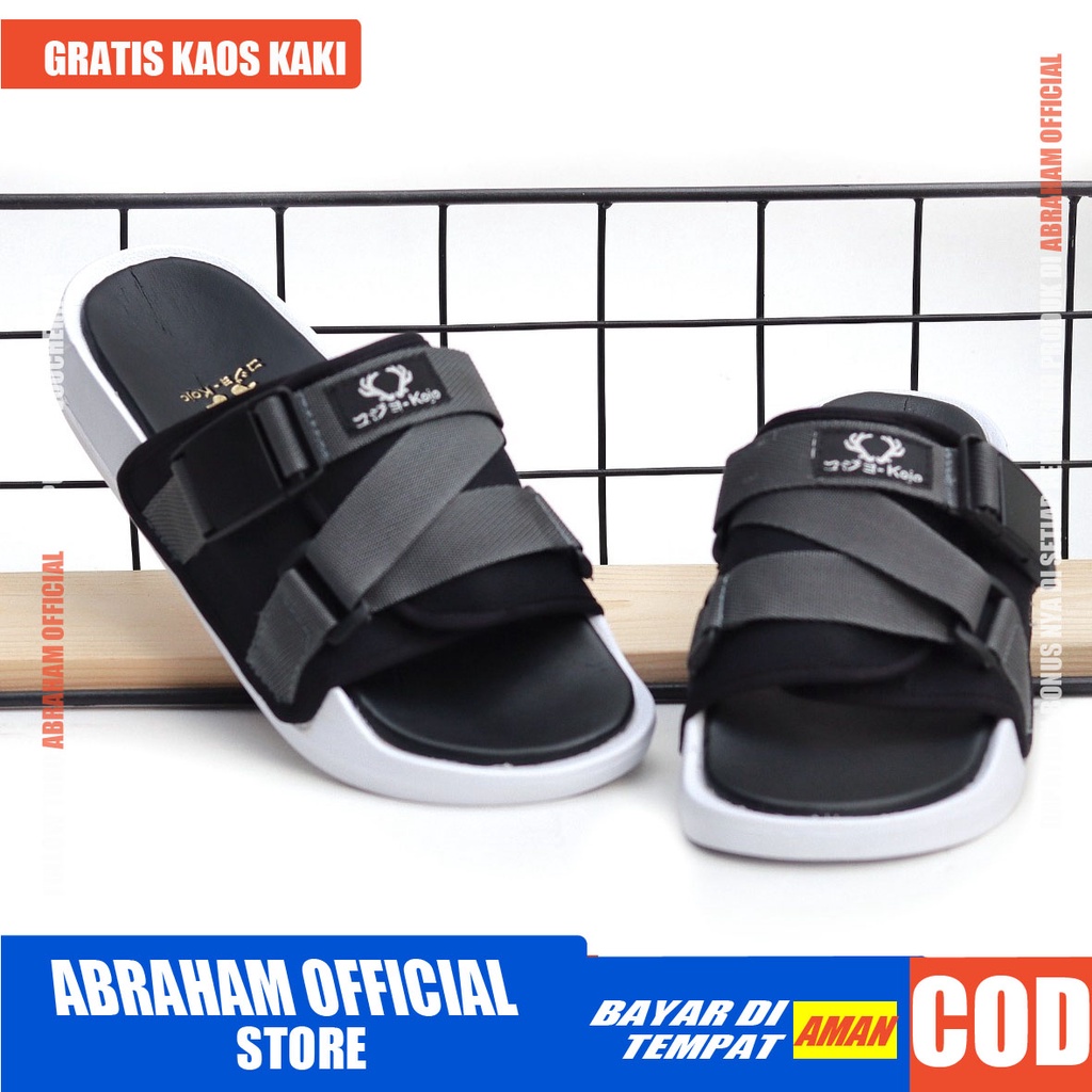 Sandal Slide Pria Kasual Sandal Slop Cowok Slifers Original Distro Keren