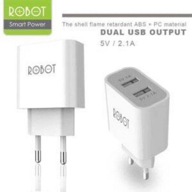 Jual Adaptor Charger Robot Rt C S Fast Charging Dual Usb A A