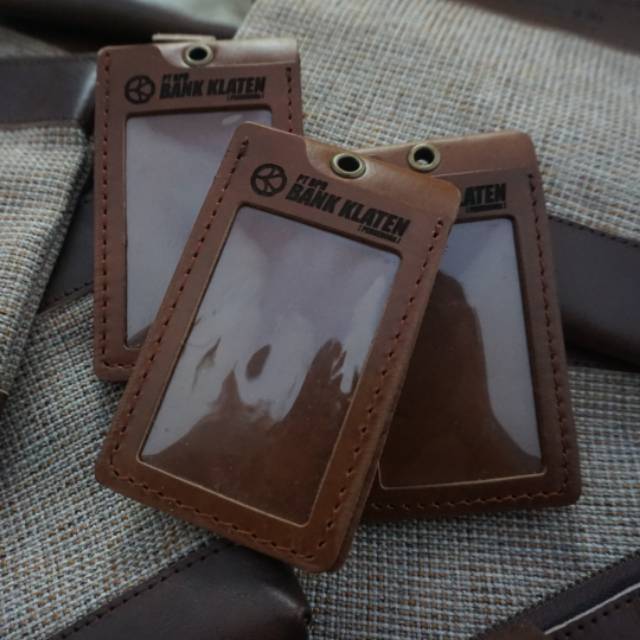

Name Tag Holder Kulit - Id Card Holder Kulit