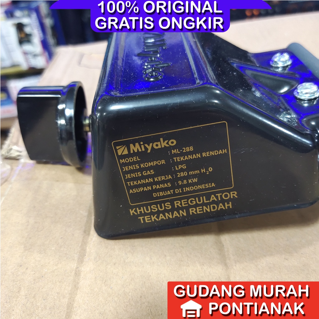 Kompor gas Miyako Cor ML-288 Komersial untuk usaha Api Seribu 1000