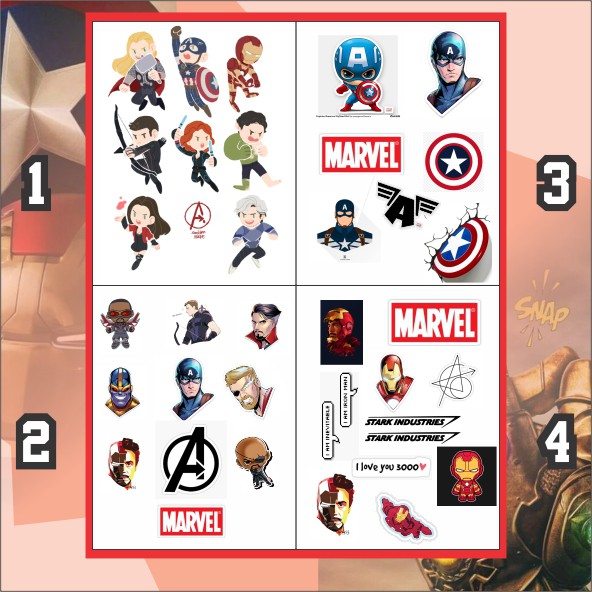 

Sticker Case Avengers