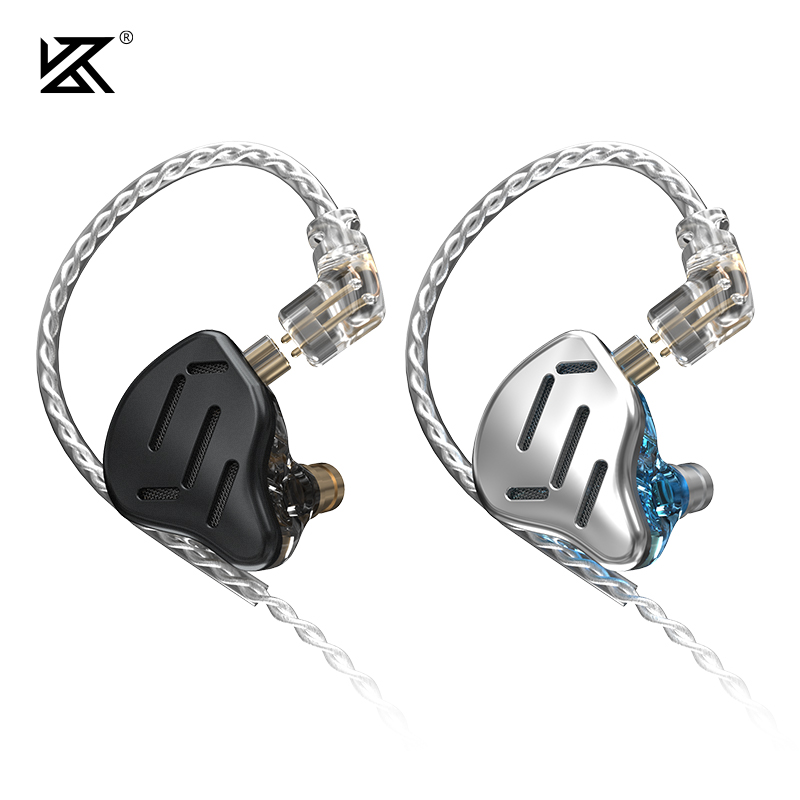 KZ ZAX 7BA+1DD Hybrid In Ear Earphone 16 Drivers Unit HIFI Headset DJ Monitor Earphone Earbuds