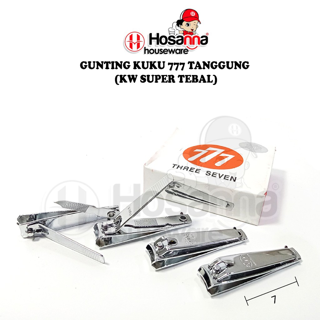 gunting kuku 777 kecil tanggung besar kw super tebal
