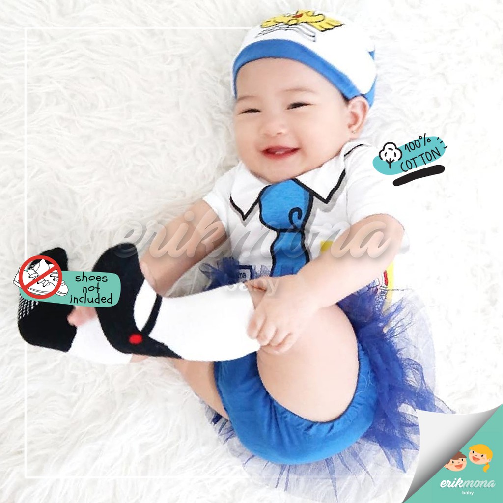 baju bayi jumper bayi karakter sekolah SMP