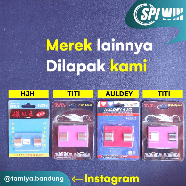 MAGNET STRONG KUAT BAJA MENINGKATKAN RPM DINAMO TAMIYA MINI 4WD SPEED SLOOP