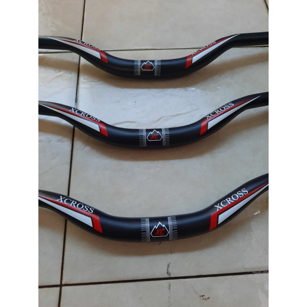 TERMURAH!!! Stang Sepeda Oversize 31.8mm / Panjang 72cm / XCROSS Warna Hitam / Realpict