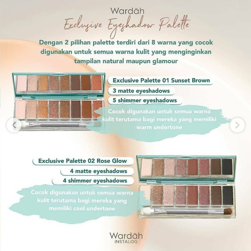 Wardah Exclusive Eyeshadow Palette 10gr