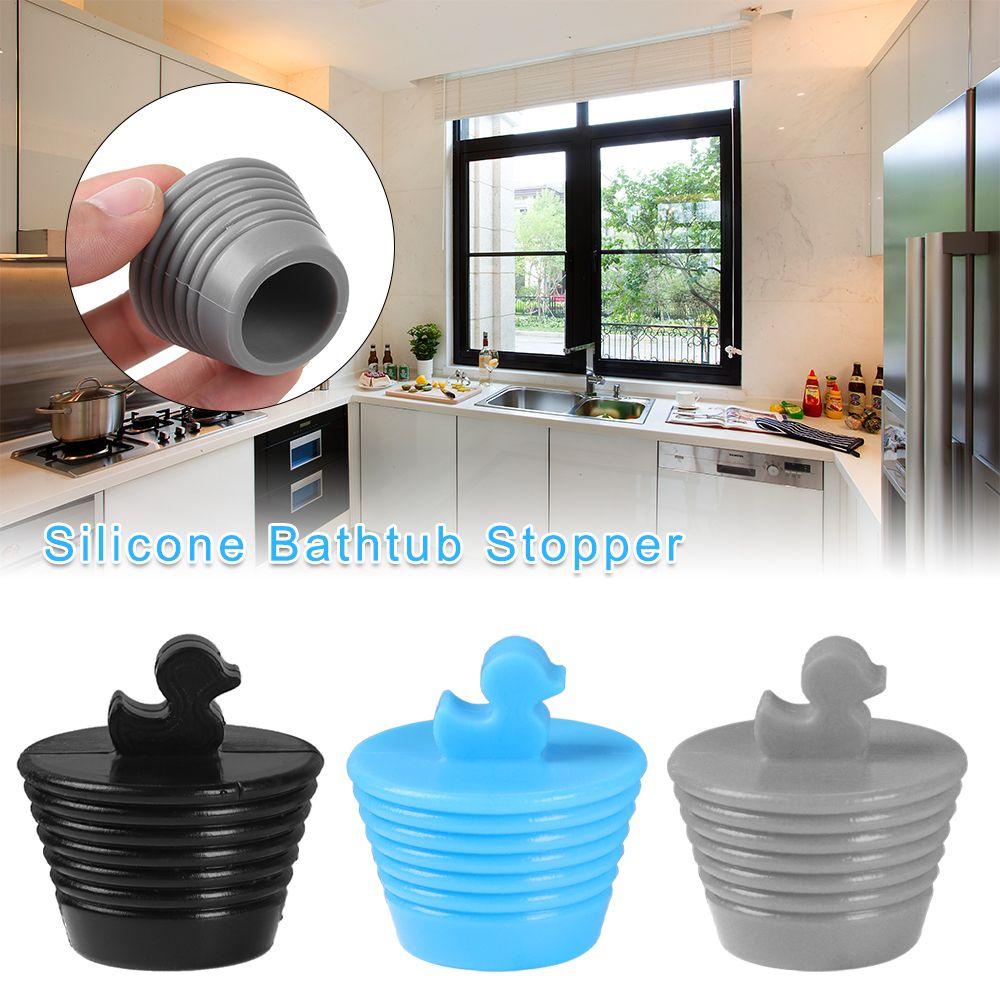 Populer Sumbat Bathtub Silikon Wastafel Praktis Kitchen Shower