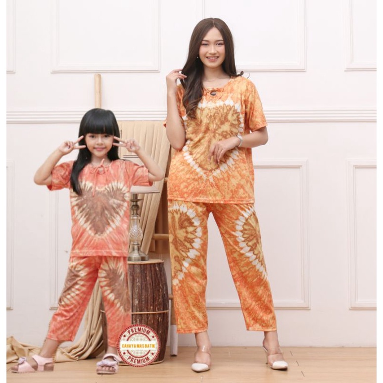 STELAN CELANA PANJANG COUPLE / BABYDOLL CELANA PANJANG / PAJAMAS / STELAN LOVE IBU DAN ANAK