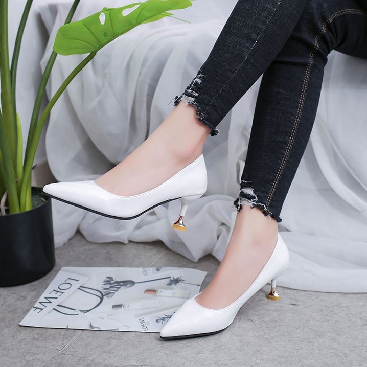 RYS - Lady Cone Sepatu Hak Elegan Pesta/Kantoran - Ori Import