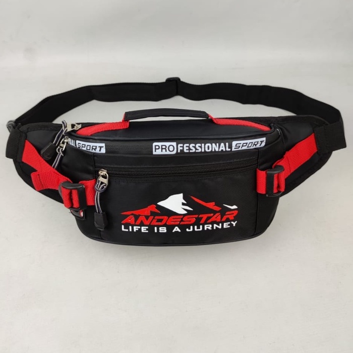 Tas Pria Tas Pinggang Terbaru Bahan Nilon Parasut Waterproof tas Selempang Waistbag