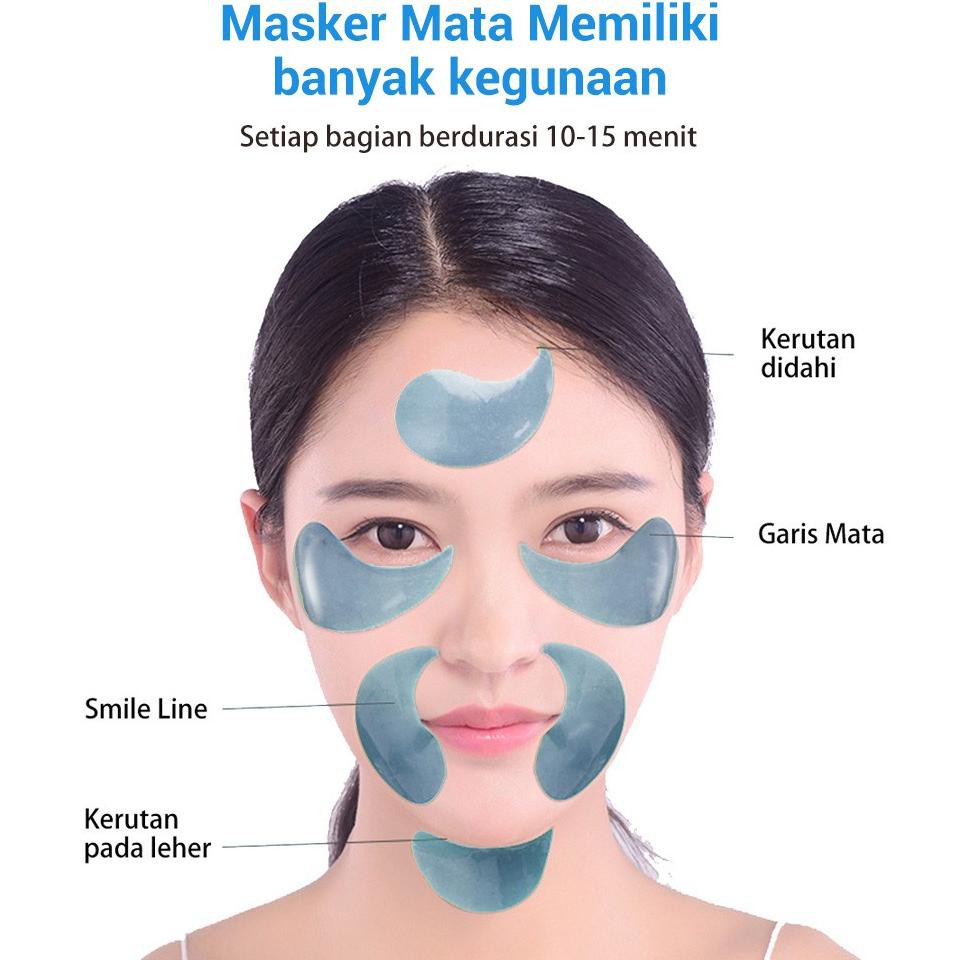 LANBENA Hyaluronic Acid Hydra-gel Eye Mask/Patches - Masker Mata Melembabkan Anti-kerut Anti-Aging Hapus Kantung Mata