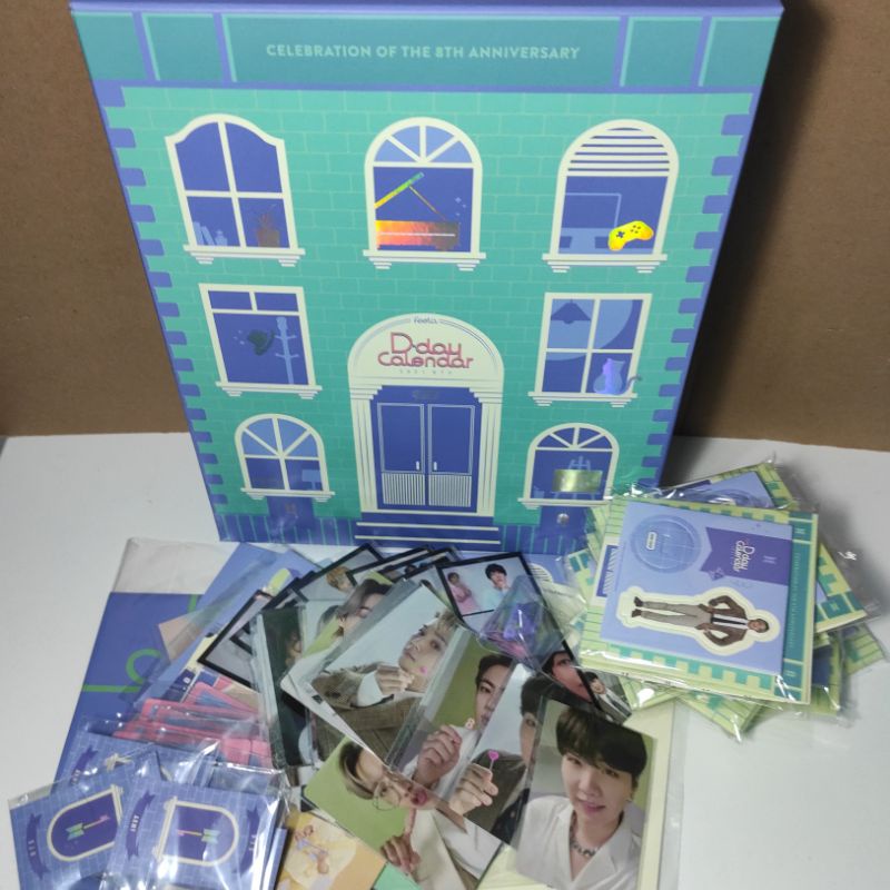 READY STOCK BTS DDAY FESTA CALENDAR SHARING RM JIN SUGA JHOPE JIMIN V JUNGKOOK