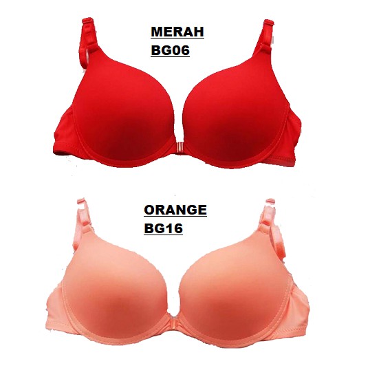 (TULIS SIZE DICATATAN ATAU CHAT) Front open Bra Kawat/buka depan BG