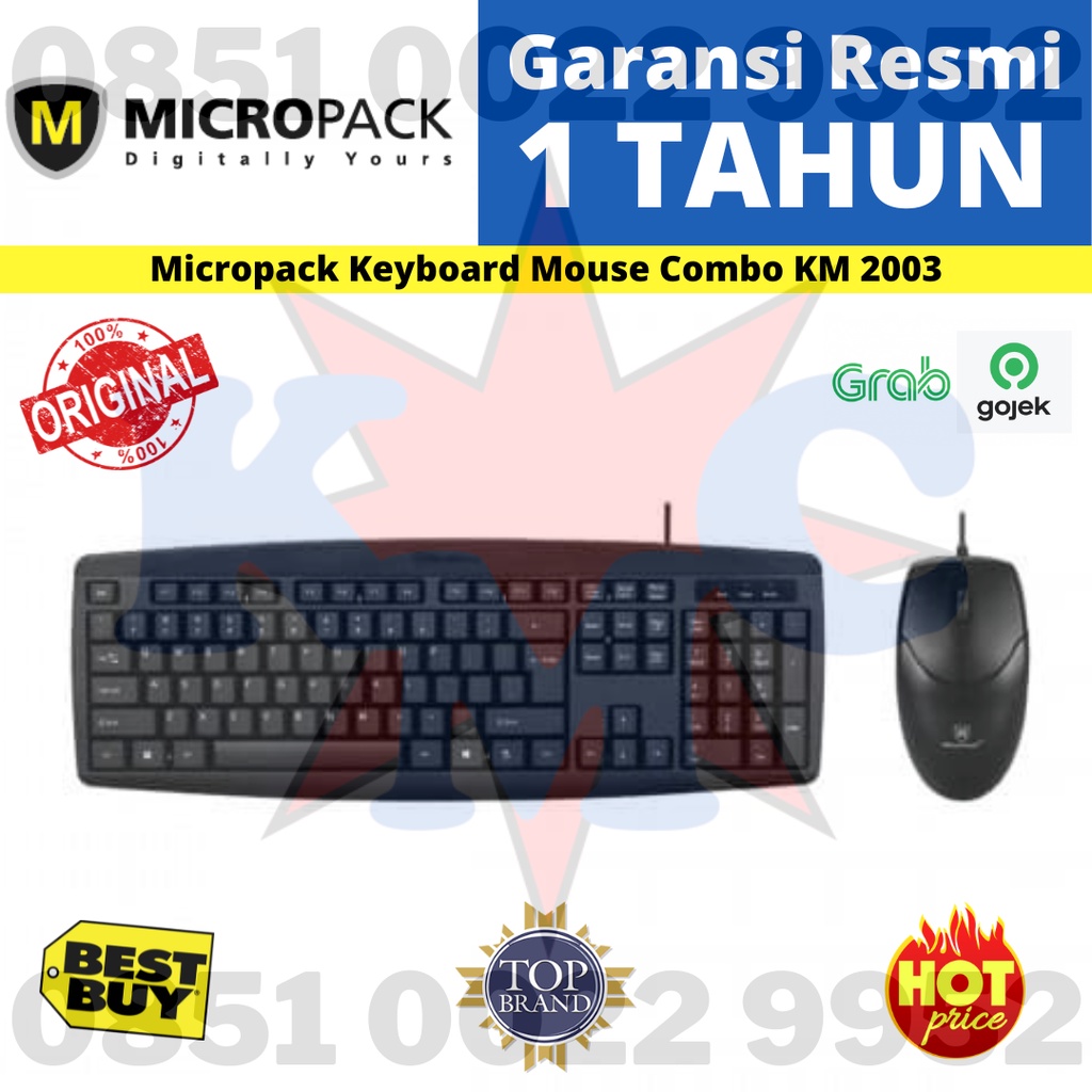 Keyboard + Mouse Combo KM2003 KM 2003 Micropack Design Classic