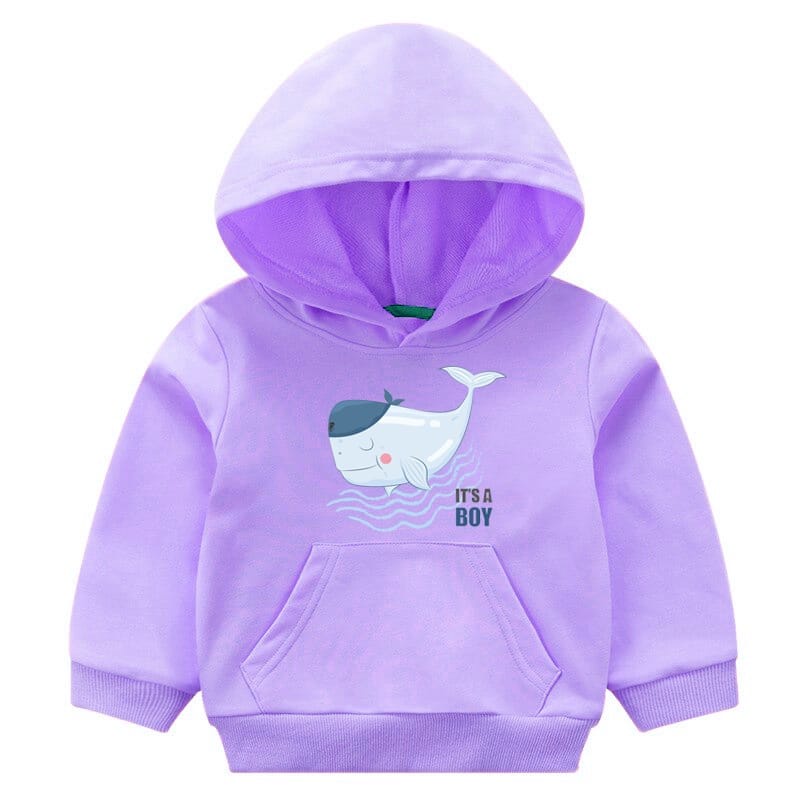 HOODIE ANAK PAUS IT'S A BOY - ATASAN LUCU KEKINIAN PREMIUM