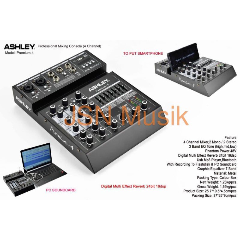 MIXER ASHLEY PREMIUM-4 MIXER ASHLEY PREMIUM4