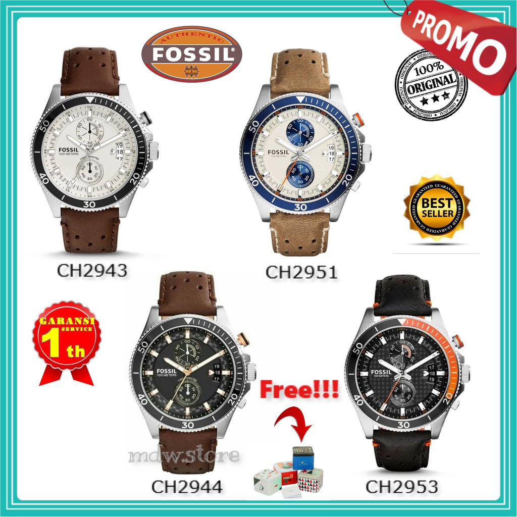 Fossil Wakefield Type CH2943 CH2944 CH2951 CH2953 Jam