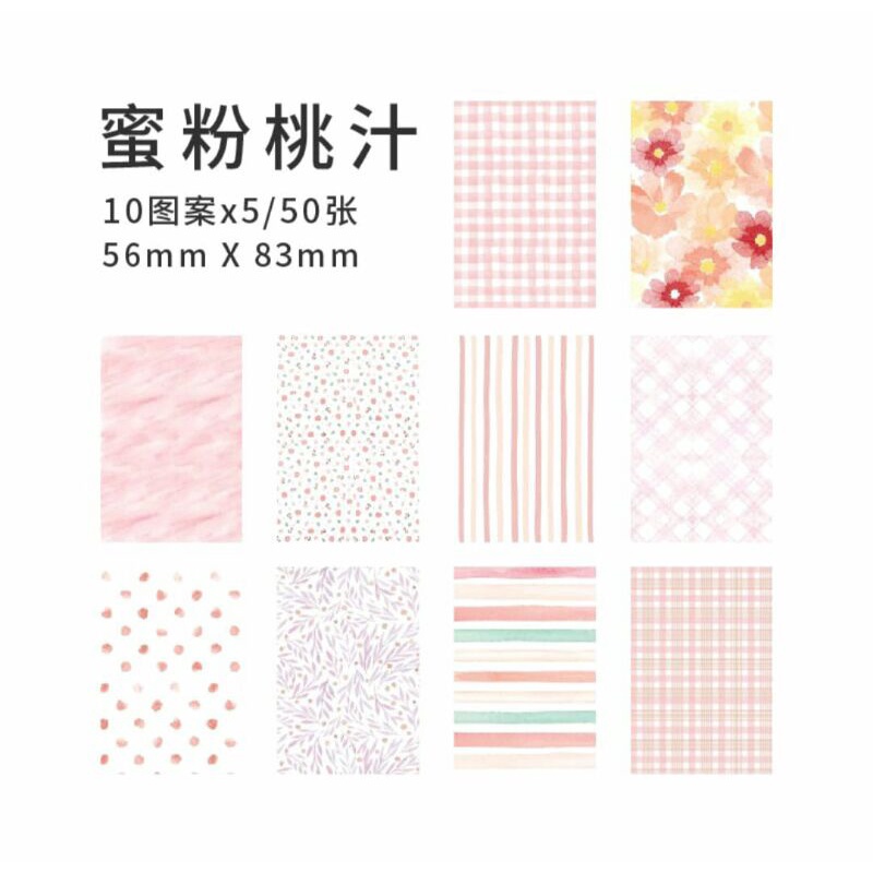 

10 lembar Kertas DIY Vintage Retro Scrapbook Cantik Gaya Korea VOL 3