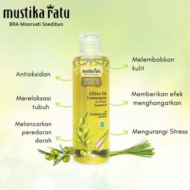 MUSTIKA RATU OLIVE OIL LEMONGRASS 150 ml