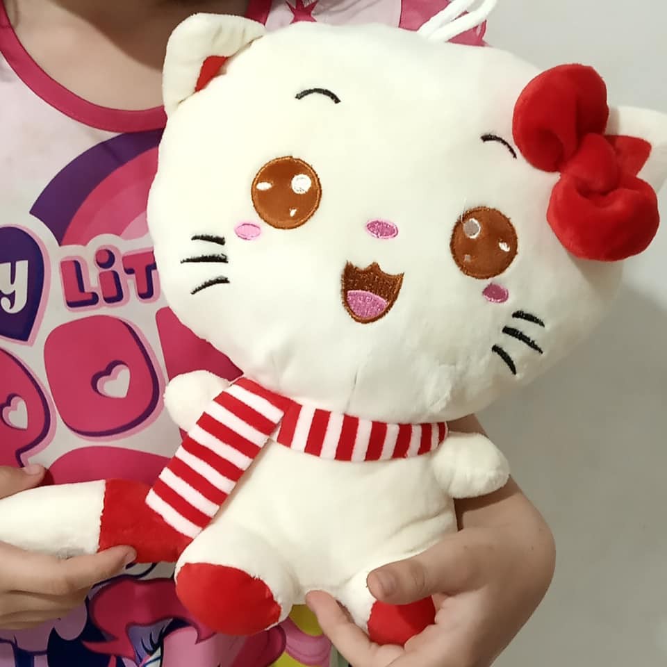 Boneka Kucing Tertawa Model Syal Import Shopee Indonesia