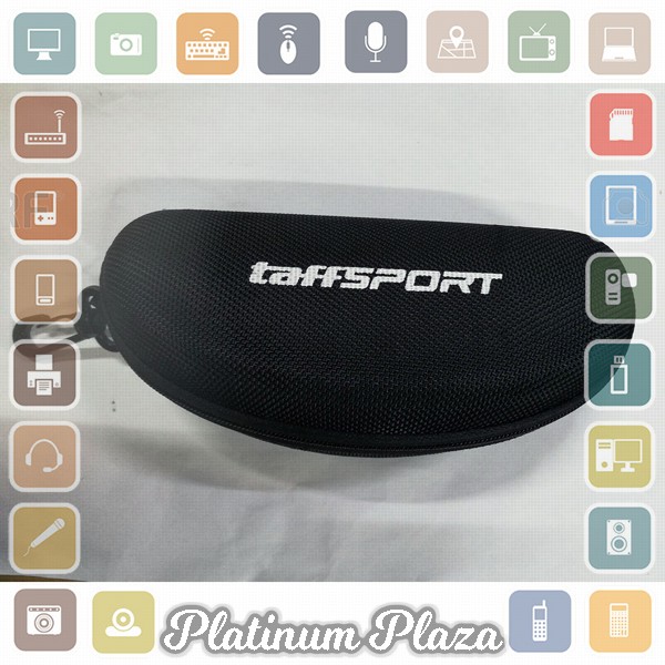 TaffSPORT Kotak Kacamata EVA Hardcase Waterproof - Black`FMPBHU-