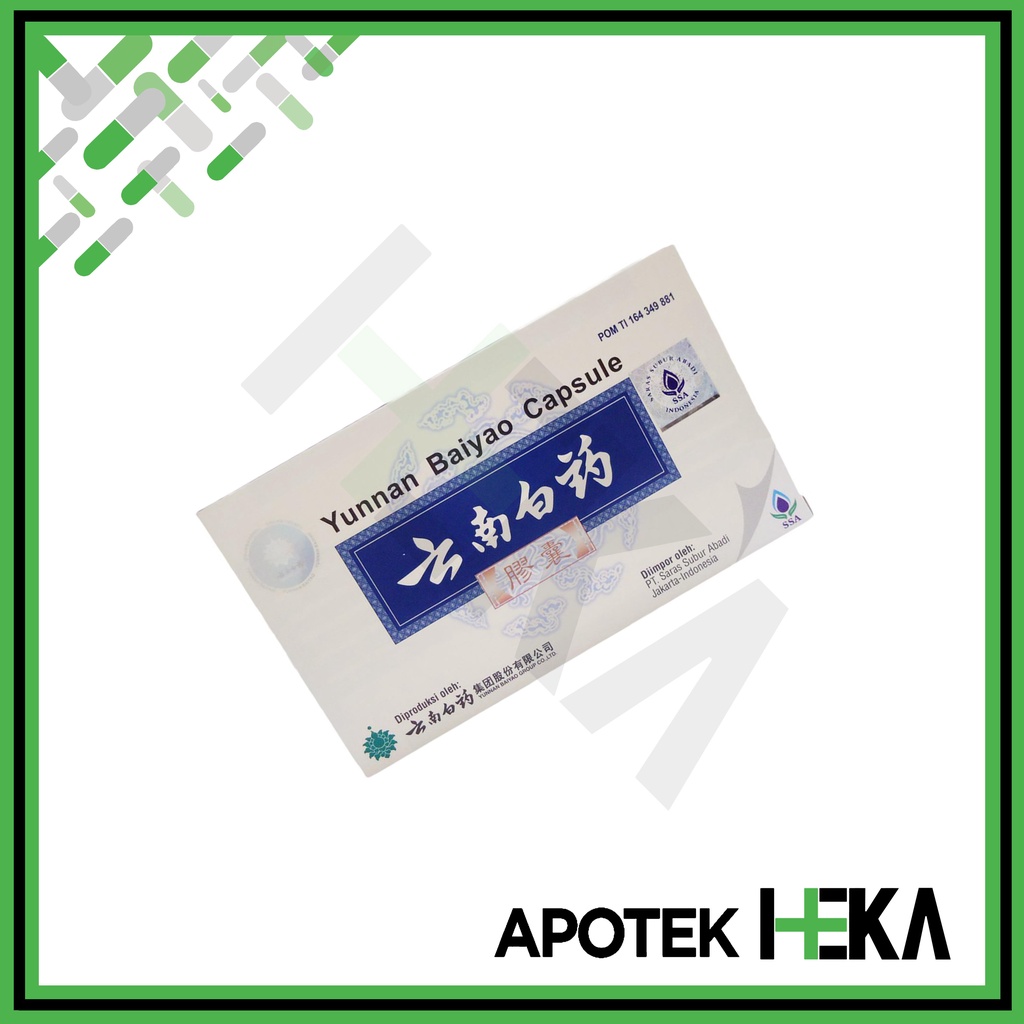 Yunnan Baiyao capsule isi 16 Kapsul - Membantu Penyembuhan Luka (SEMARANG)