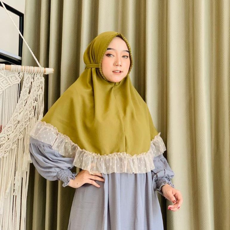 Hijab instan Bergo Ciara Lipit Jilbab Instan Maryam Lipit  Ciara kombi tile Diamond Premium - HU.02J