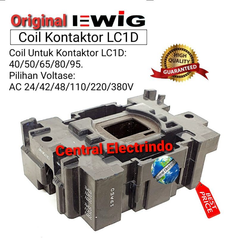 Koil Coil Kontaktor Contactor LC1D 40/50/65/80/95.