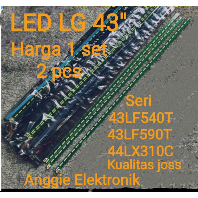 lampu led backlight tv LG 43LF540T 43LF590T led strip backlight tv LG 43LF540T 43LF590T NEW ORI