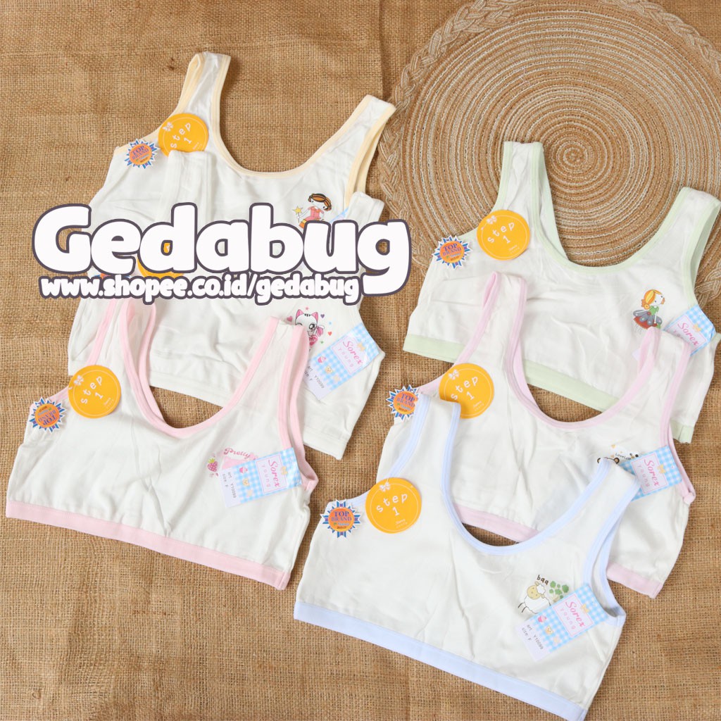 Miniset Anak Remaja Sorex Y10099 / Y 10099 | Step 1 Putih krem List Warna | Gedabug