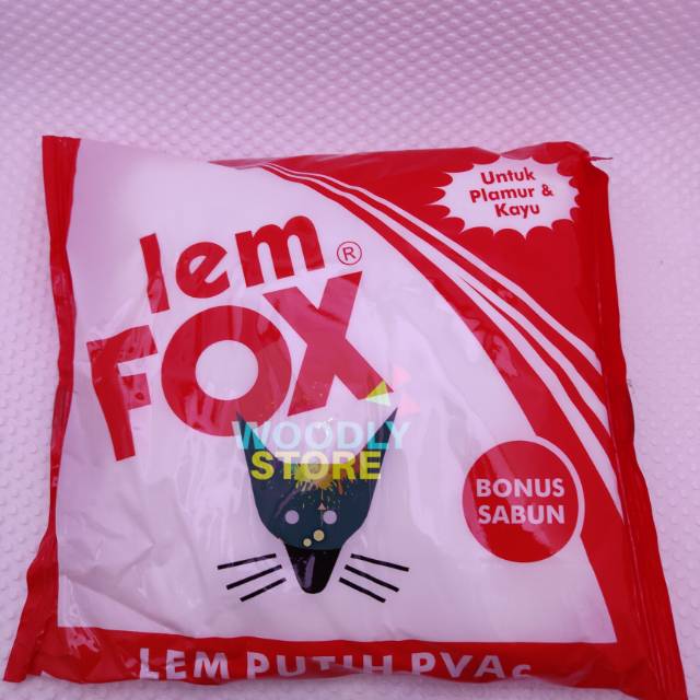 

LEM FOX PUTIH LEM KAYU LEM PVAC LEM PLAMUR TEMBOK 800gr