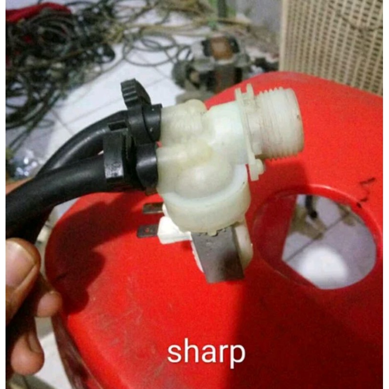 selenoid inlet Valve mesin cuci Sharp original