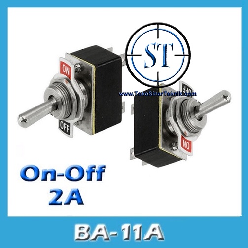 BA-11A Toggle SW 4P Sedang Switch Toggle Togel 4 Pin Saklar Tuas Gagang kaki 4 On Off Swit Mesin Mobil Motor