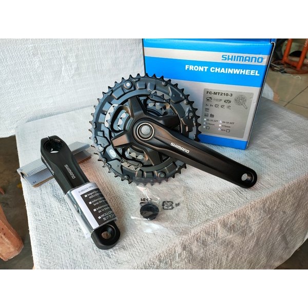 Termurah Crank Rotel Piringan Sepeda Lipat Mtb Federal Shimano Altus Mt-210 Hollowtech 2 44 32 22 T