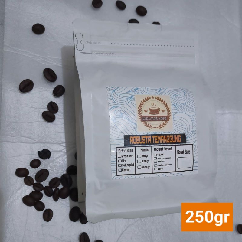 

kopi robusta temanggung 250gr natural proses