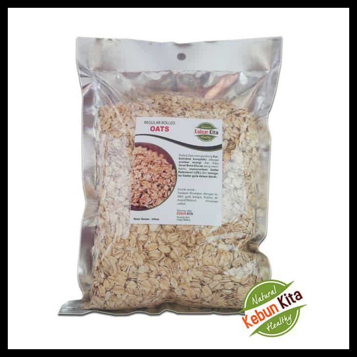 

HOT SALE Oatmeal 500gr ( Reguler Rolled Oat Meal ) terjamin