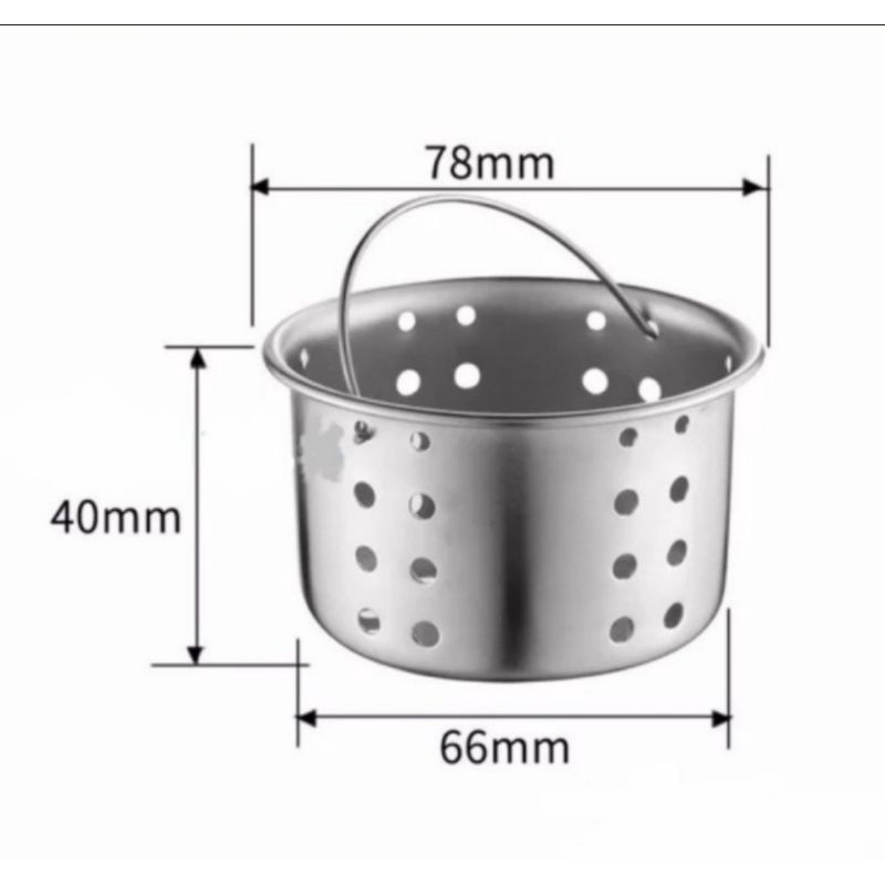 Saringan Wastafel Afur Bak Cuci Piring Penyaring Kotoran Penutup Lubang Saluran