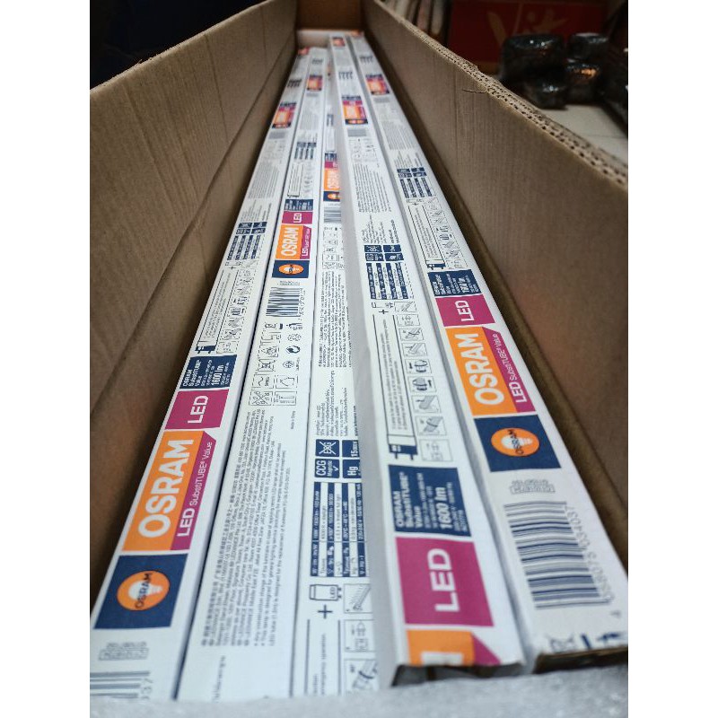 Lampu TL LED 18W  Osram T8 120CM Cahaya Putih 6500K 1800lm 220V