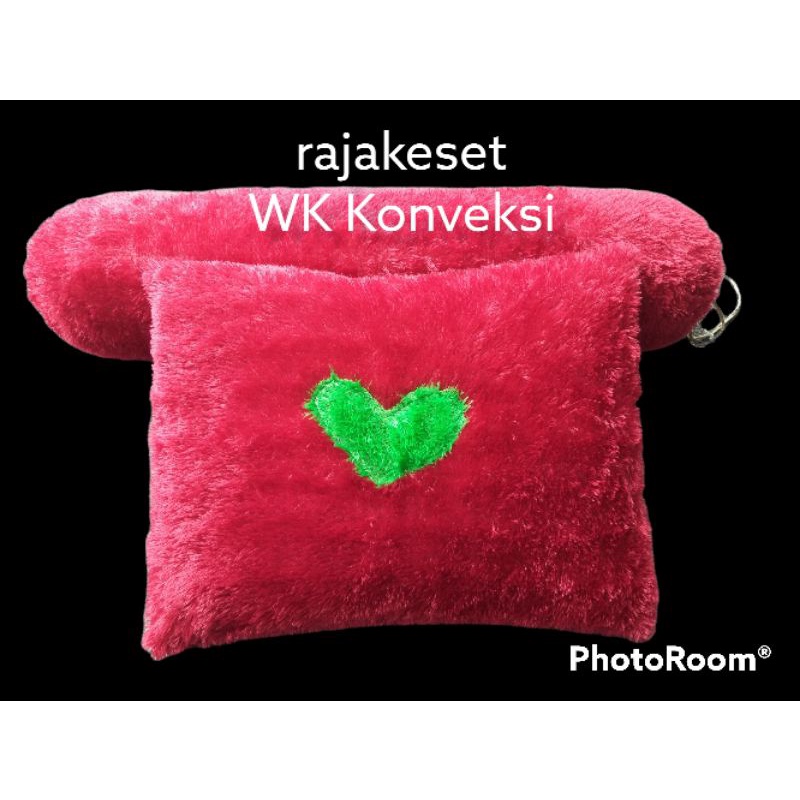 Sarung bantal  bulu rasfur Guling bulu rasfur