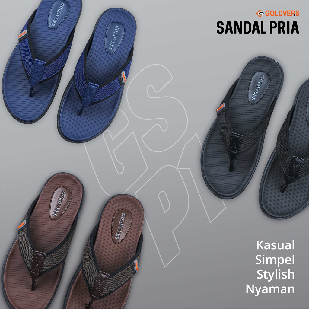 Sandal Jepit Distro Pria Import ORIGINAL / Sandal Import / Sandal Batam / Sandal Pria / Sandal Korea