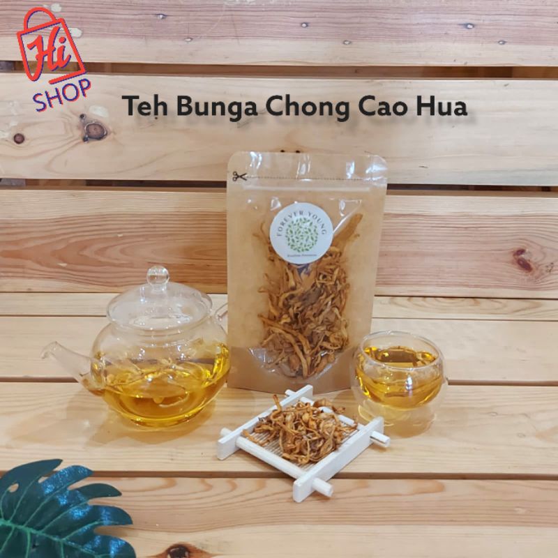 

Teh Bunga Kering Chong Cao Hua Dried Cordyceps Mushroom Flower Premium Quality