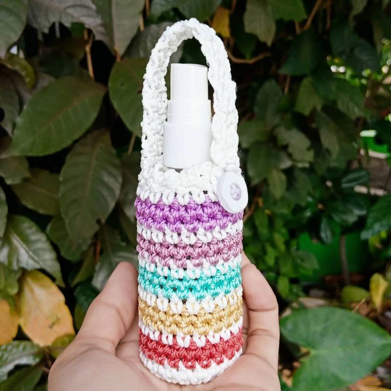 30 ml RAINBOW HAND SANITIZER HOLDER / POCKET / POUCH