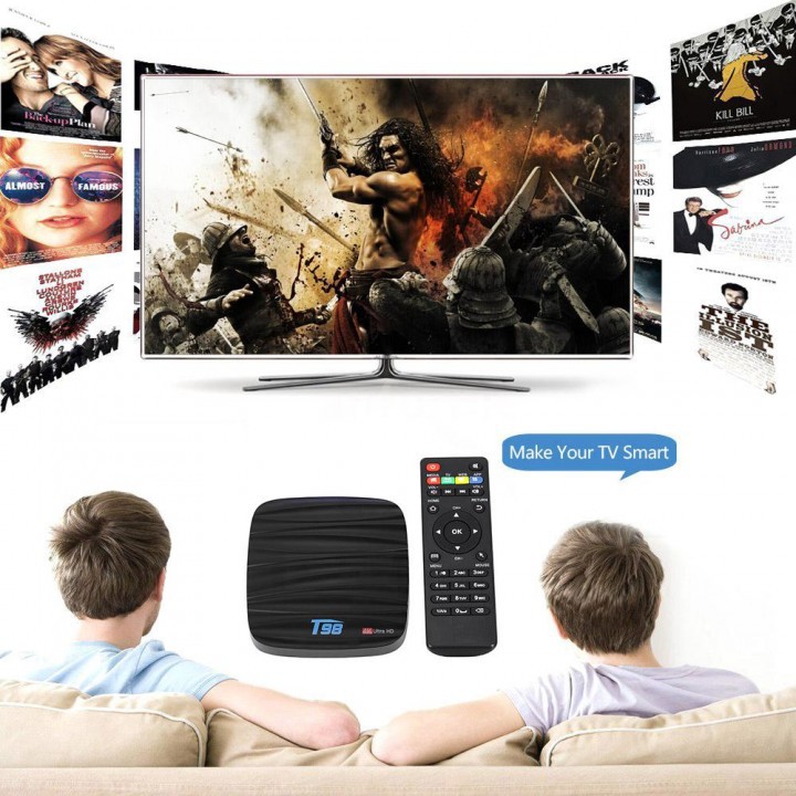 PS2716 T98 RAM 2GB ROM 16GB - Android Smart TV Box Nougat 7.1 4K FULL KODI