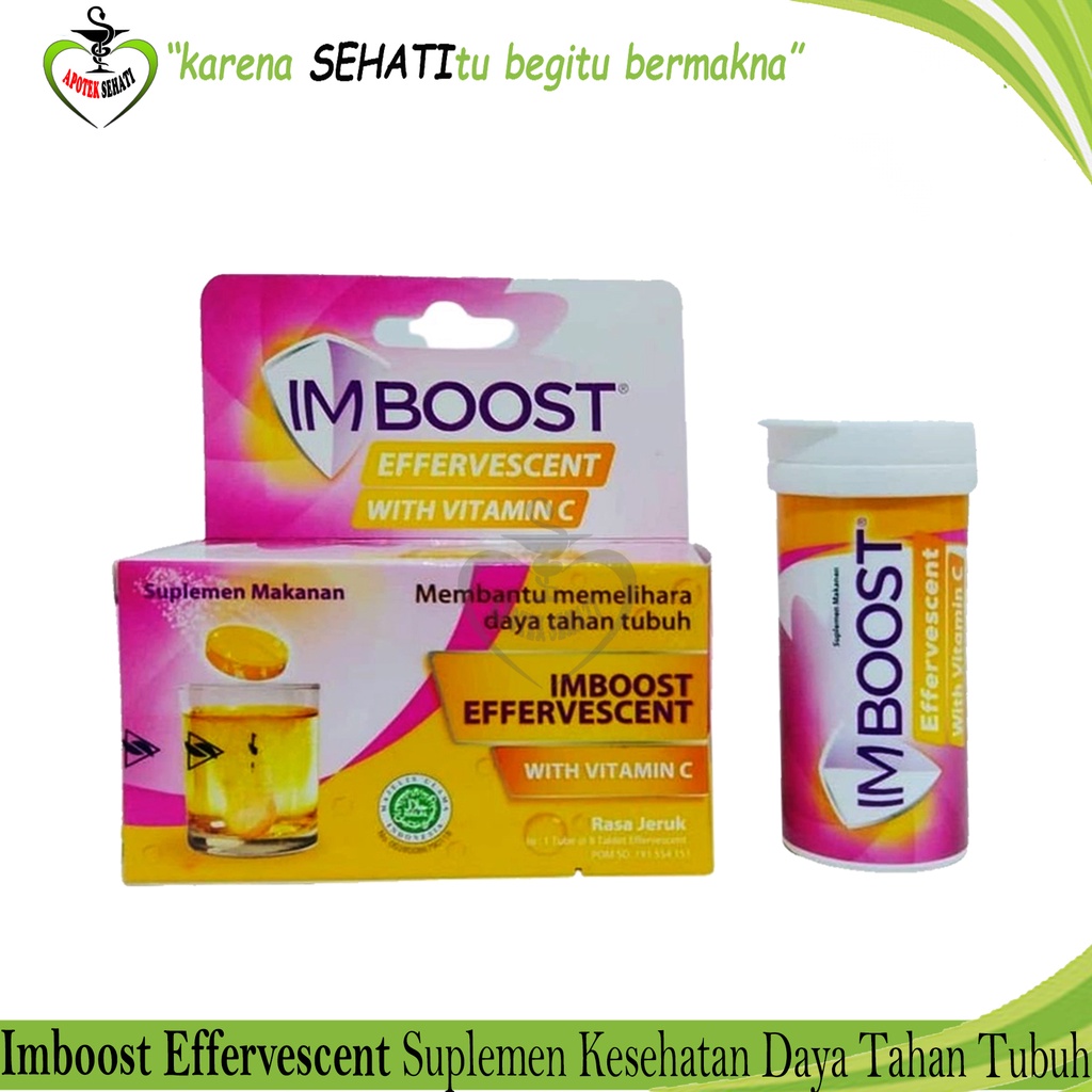 IMBOOST EFFERVESCENT WITH VIT C/ VIT DAYA TAHAN TUBUH