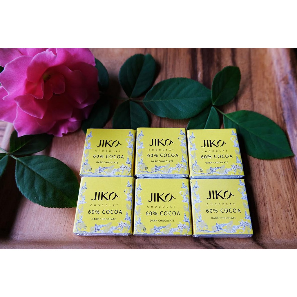 

JIKA Chocolat Cokelat Hitam (Dark Chocolate) 60% Cocoa Carre