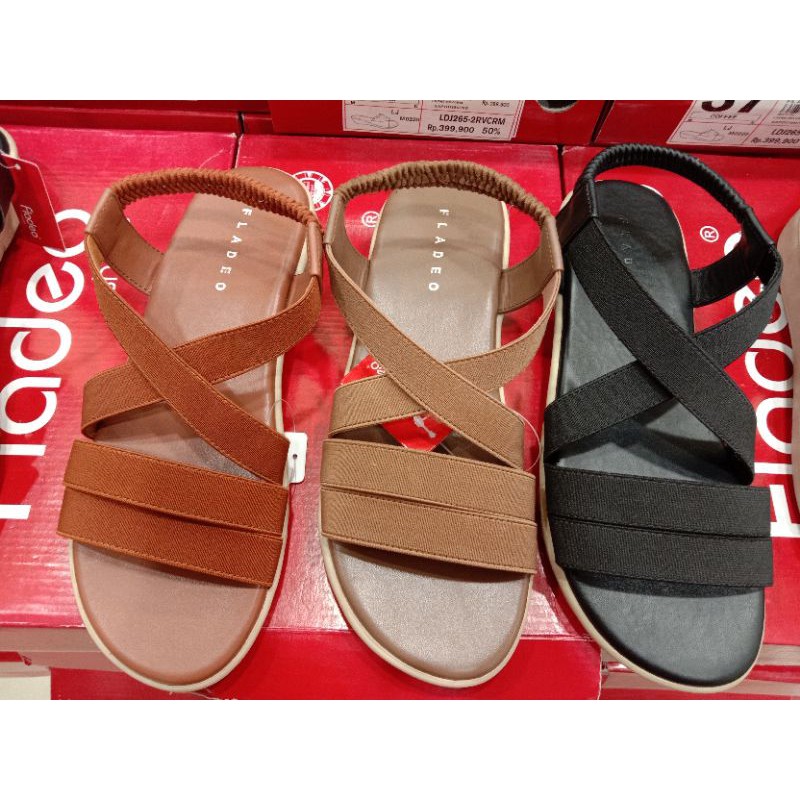 sendal wanita Slop karet Fladeo original